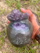 amethyst geode skull