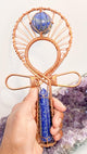 Lapis Lazuli Handheld Ankh - Infinite Treasures, LLC