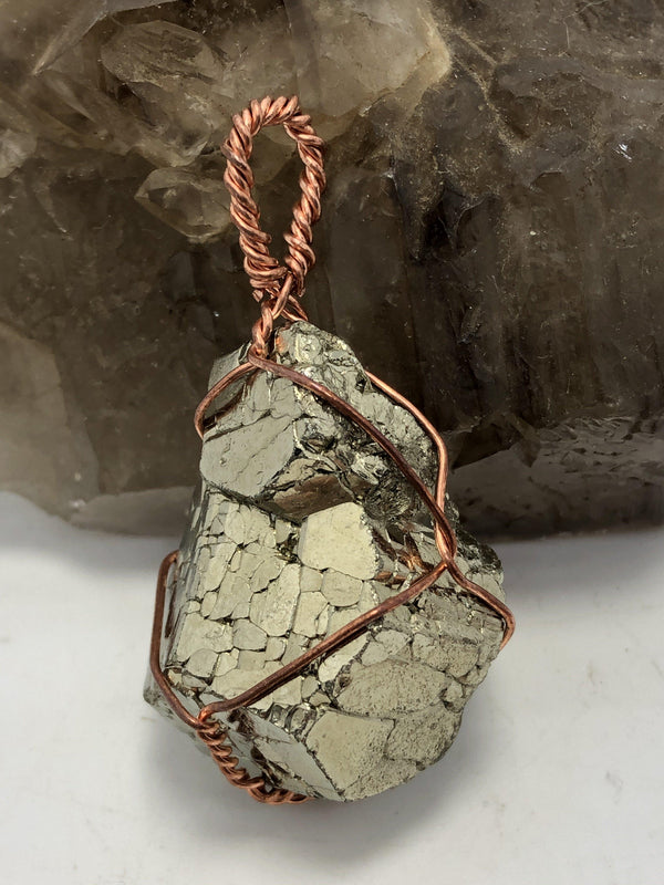 Pyrite Pendant - Infinite Treasures, LLC