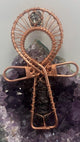 RARE Prophecy Stone with Nickel iron Meteorite Copper Ankh - Infinite Treasures, LLC