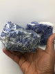 Sodalite Crystal Quartz Candle Holder Geode Rough Crystal Mineral Specimen price per stone - Infinite Treasures, LLC